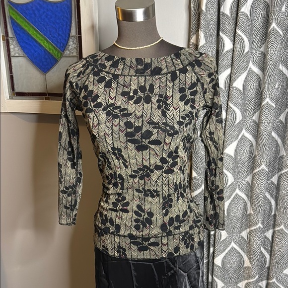The Limited Y2K Printed Mesh Top - Picture 1 of 8